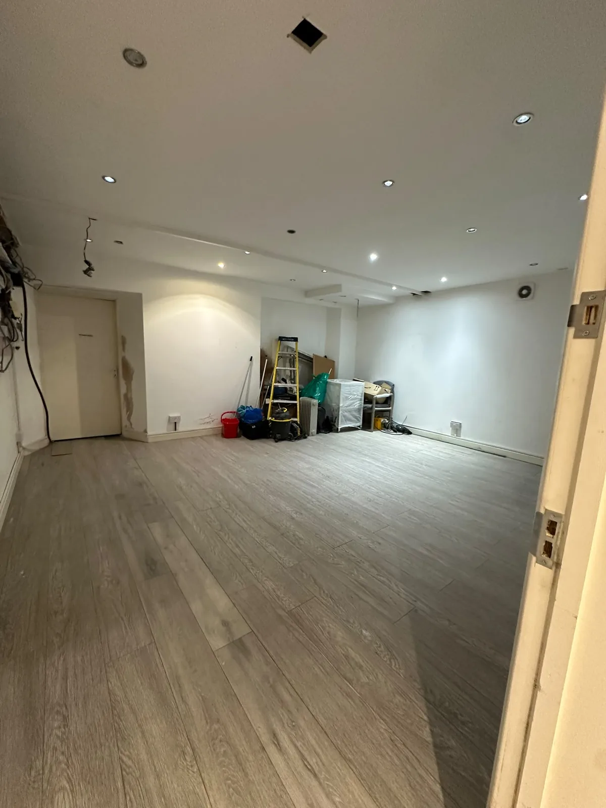 Cleaned open commercial space
