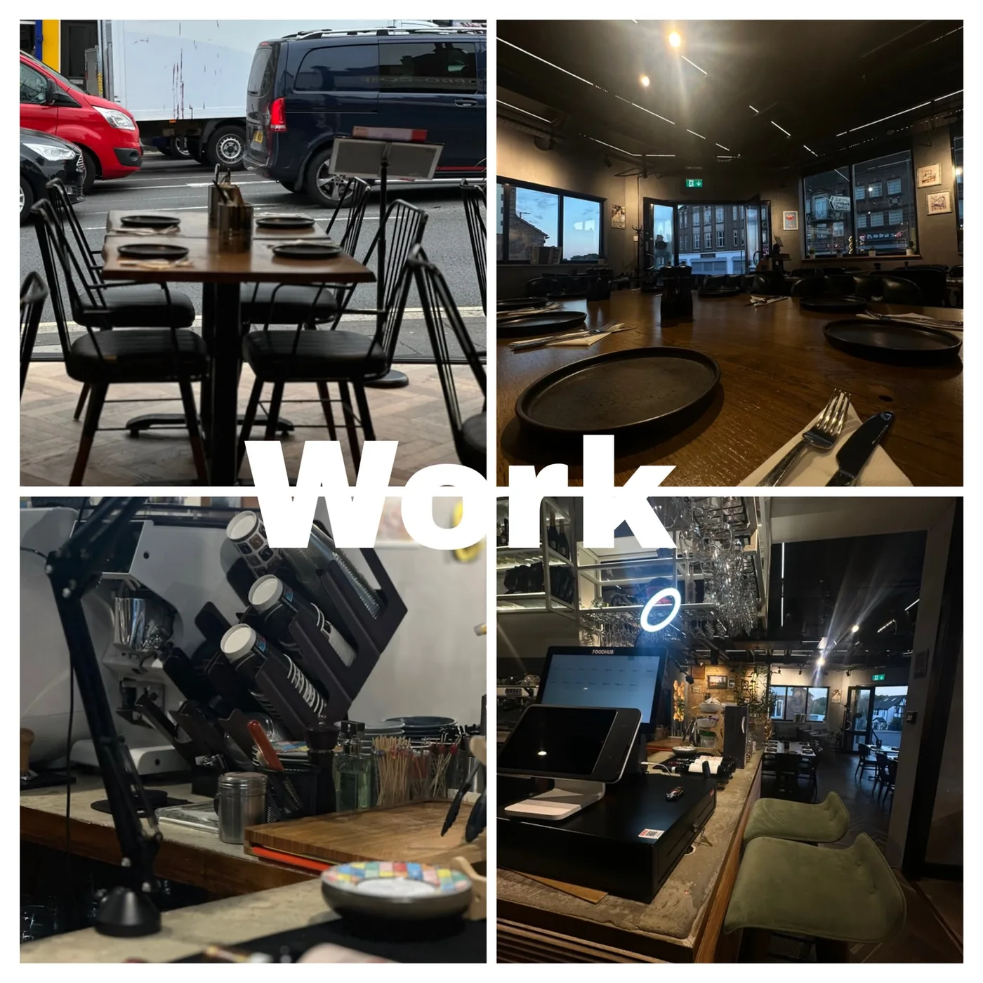 Professional commercial cleaning work