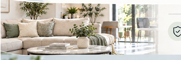 Freshly cleaned home interior